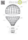 Air Balloon - Hei&szlig;luftballon XL-Dekoration   Info:...