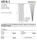 LED SL 3 W   Kabelfarbe: weiß   Lichtvorhang -->...