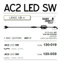 AC2 LED SW - Kabel Weiß   Kabelfarbe: weiß...